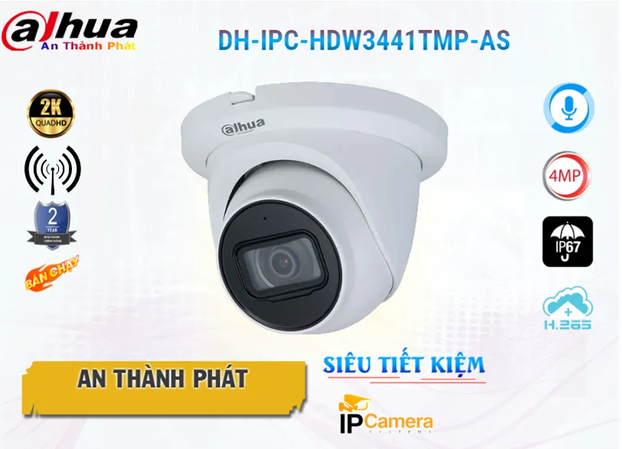 Camera Dahua IP DH-IPC-HDW3441TMP-AS,thông số DH-IPC-HDW3441TMP-AS,DH IPC HDW3441TMP AS,Chất Lượng