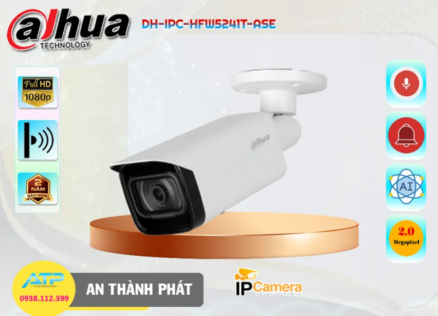 Camera IP Dahua DH-IPC-HFW5241T-ASE,DH-IPC-HFW5241T-ASE Giá Khuyến Mãi,DH-IPC-HFW5241T-ASE Giá rẻ,DH-IPC-HFW5241T-ASE