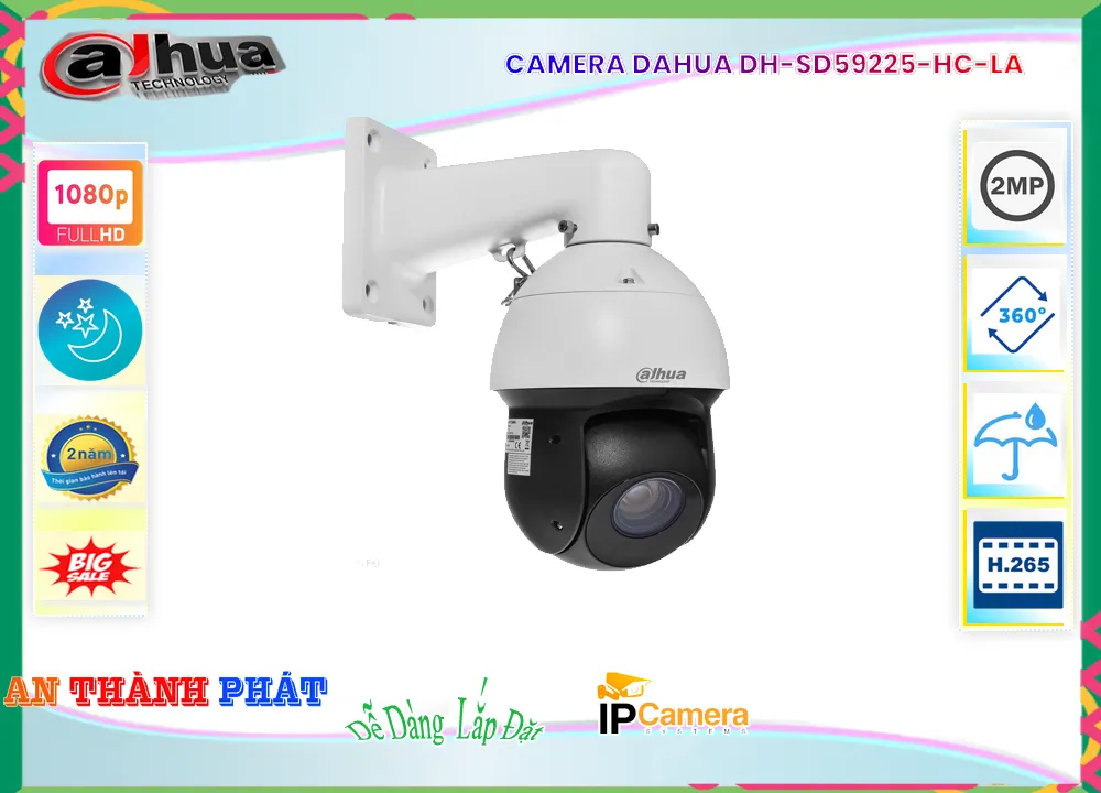 DH SD59225 HC LA,Camera Dahua DH-SD59225-HC-LA Speedom,Chất Lượng DH-SD59225-HC-LA,Giá DH-SD59225-HC-LA,phân phối