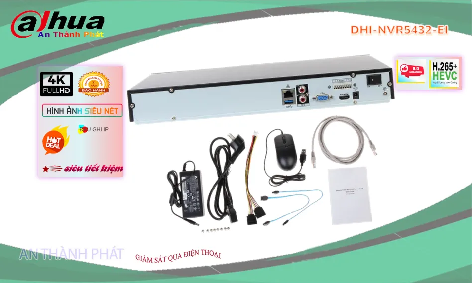 DHI-NVR5432-EI Đầu Ghi  Dahua