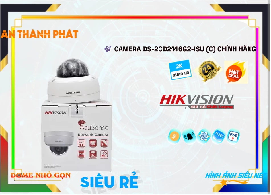 Camera Hikvision DS-2CD2146G2-ISU(C),DS-2CD2146G2-ISU(C) Giá Khuyến Mãi,DS-2CD2146G2-ISU(C) Giá rẻ,DS-2CD2146G2-ISU(C)