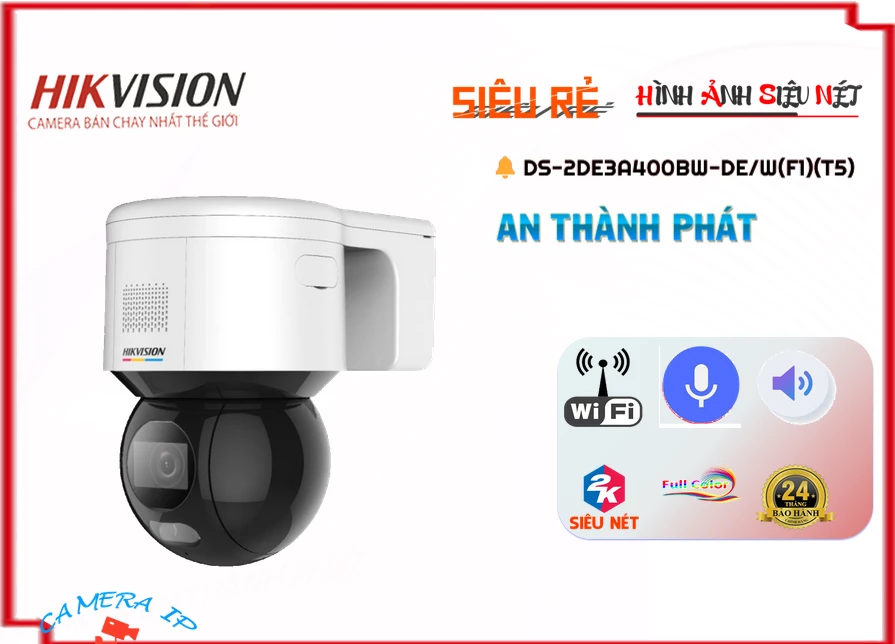 Camera Hikvision DS-2DE3A400BW-DE/W(F1)(T5),DS 2DE3A400BW DE/W(F1)(T5),Giá Bán