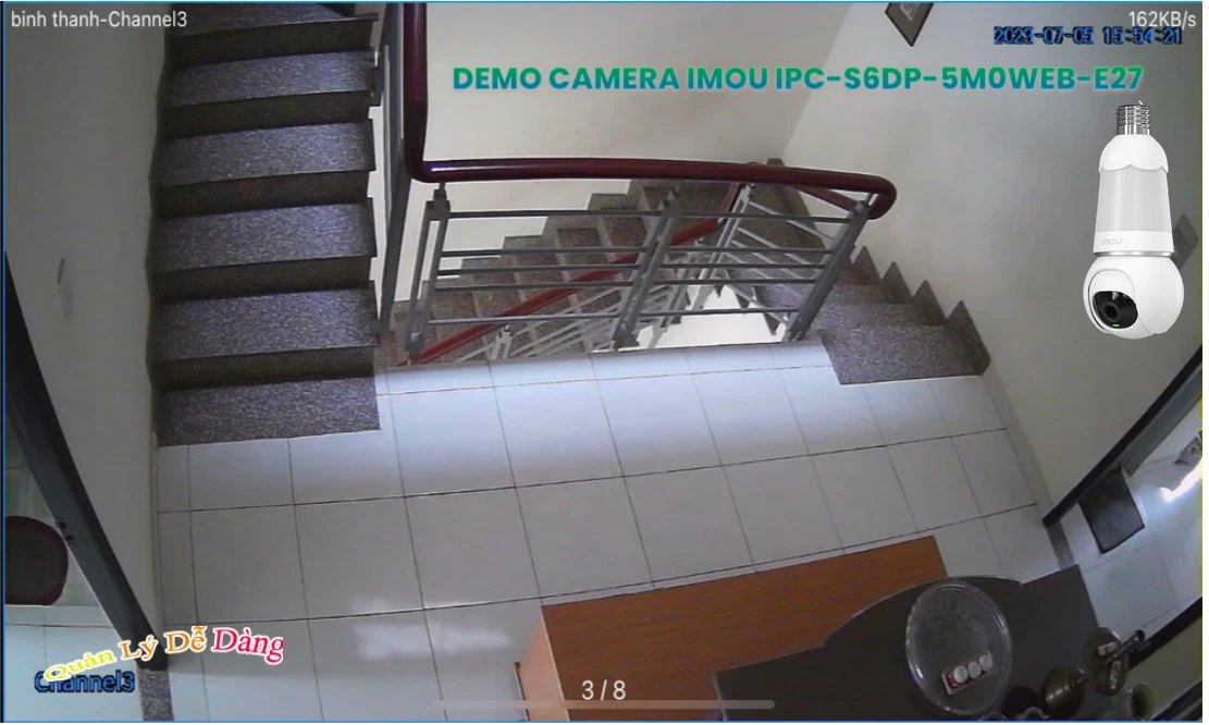 IPC-S6DP-5M0WEB-E27 Camera  Wifi Imou Chức Năng Cao Cấp