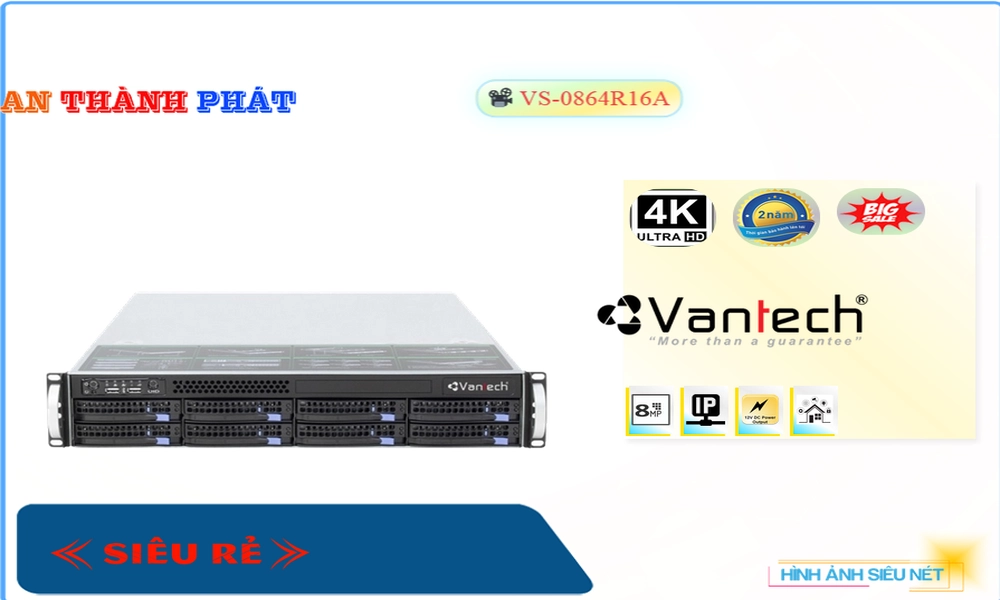 VanTech VS-0864R16A Hình Ảnh Đẹp,Giá VS-0864R16A,VS-0864R16A Giá Khuyến Mãi,bán VS-0864R16A, HD IP VS-0864R16A Công