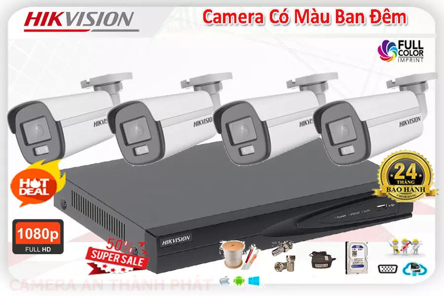 Lắp camera hikvision giá rẻ, lắp camera full color hikvision, camera hikvision chất lượng, lắp camera gia đình