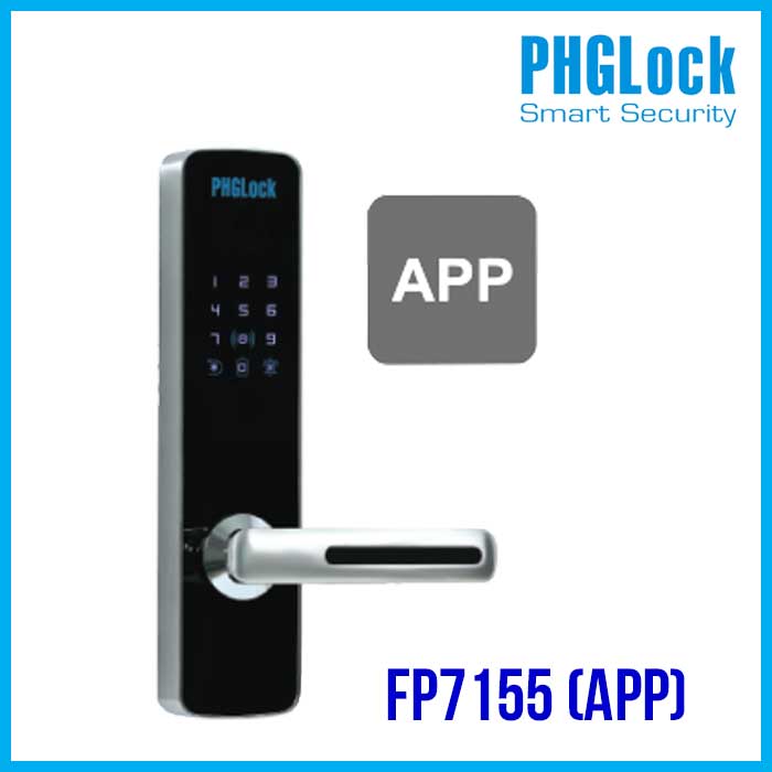 PHGLOCK FP7155 (App),KHÓA CỬA PHGLOCK FP7155 (App), KHÓA CỬA ĐIỆN TỬ PHGLOCK FP7155 (App),KHÓA CỬA THÔNG MINH PHGLOCK FP7155 (App)