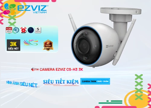 Lắp đặt camera Camera Ezviz CS-H3 3K