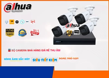 Lắp đặt camera Bộ Camera Nhà Hàng Giá Rẻ Thu Âm