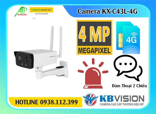 Lắp đặt camera Camera Thân 4G KX-C43L-4G
