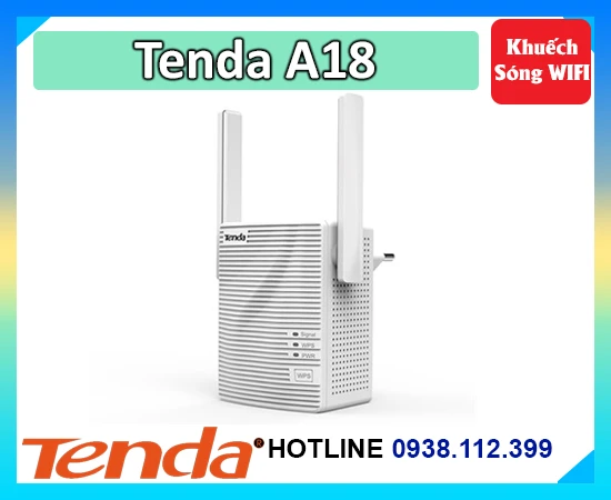 Lắp đặt camera Kích Sóng Wifi Tenda A18