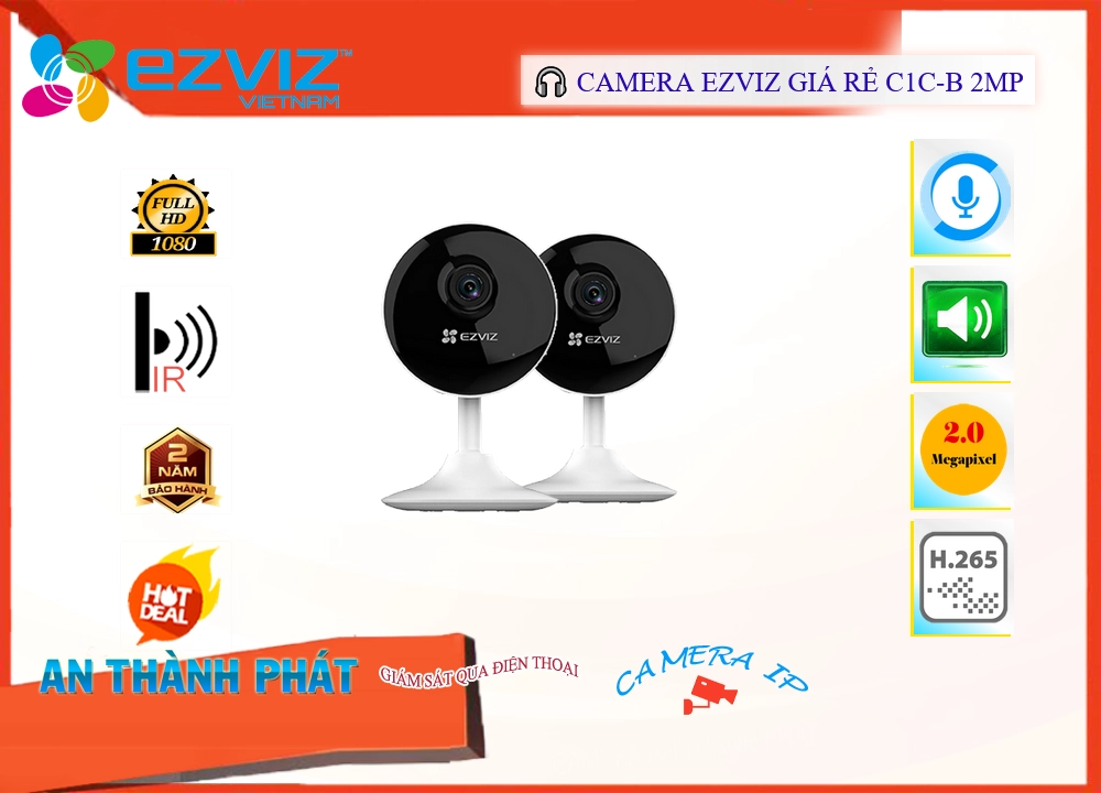 Camera IP Wifi Wifi Ezviz C1C-B 2MP Tiết Kiệm,thông số C1C-B 2MP, Wifi C1C-B 2MP Giá rẻ,C1C B 2MP,Chất Lượng C1C-B