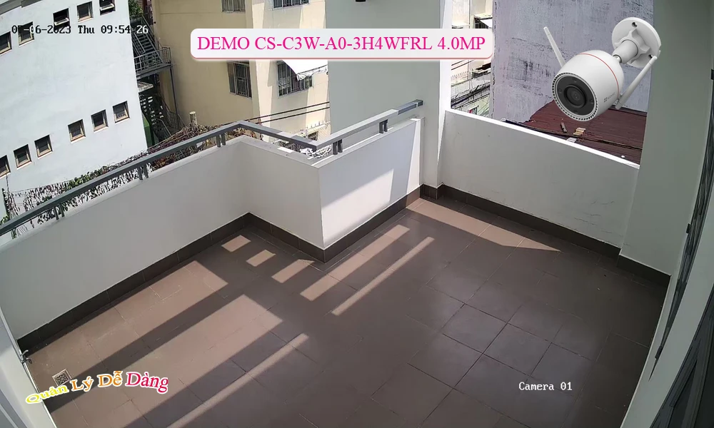 CS-C3W-A0-3H4WFRL sắc nét Wifi Ezviz