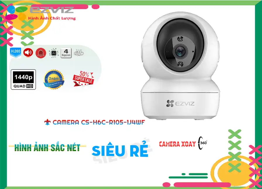 CS-H6c-R105-1J4WF Camera Wifi Ezviz Giá rẻ,CS H6c R105 1J4WF,Giá Bán CS-H6c-R105-1J4WF,CS-H6c-R105-1J4WF Giá Khuyến