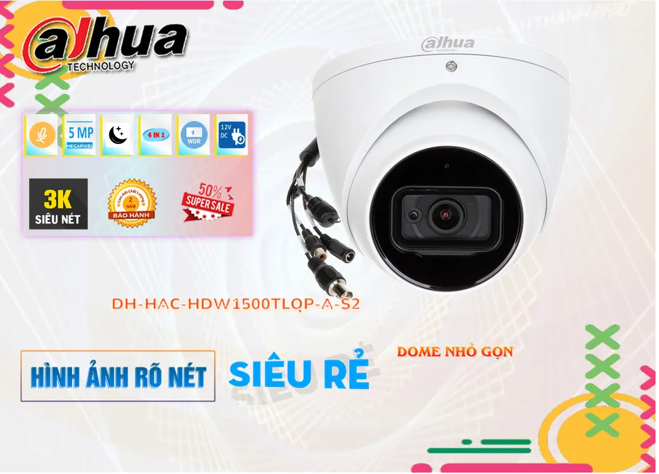 Camera Dahua DH-HAC-HDW1500TLQP-A-S2,Giá DH-HAC-HDW1500TLQP-A-S2,DH-HAC-HDW1500TLQP-A-S2 Giá Khuyến Mãi,bán