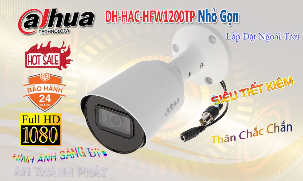 DH-HAC-HFW1200TP-S5 camera chất lượng giá rẻ của Dahua