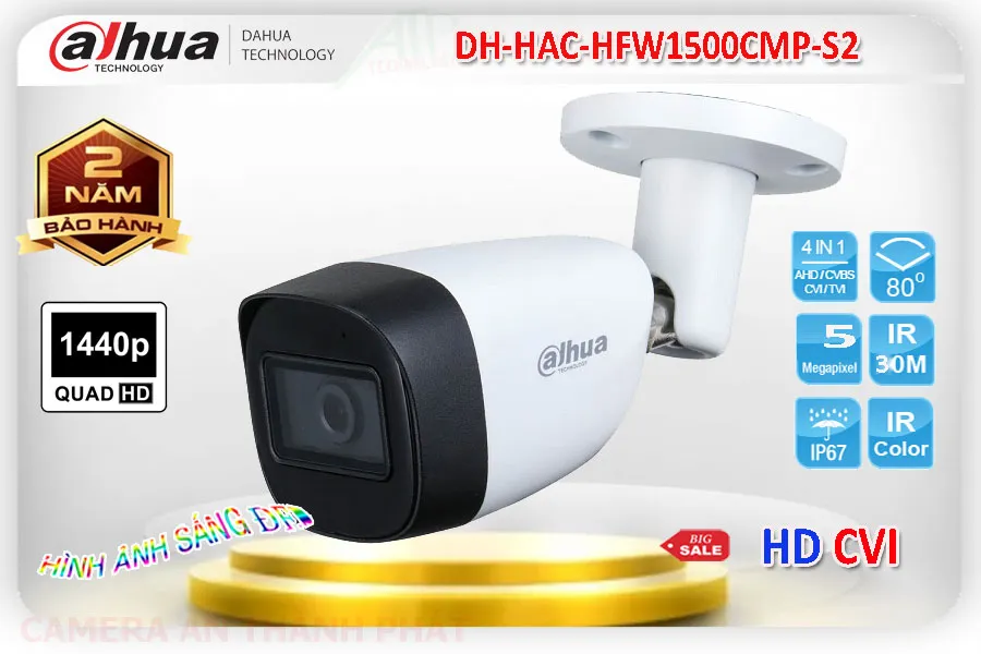 DH-HAC-HFW1500CMP-S2 Camera dahua 5MP