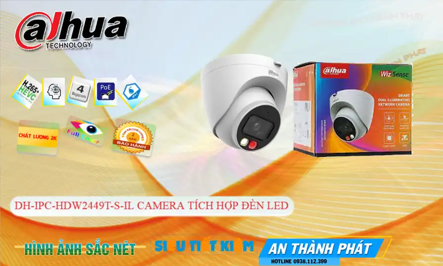 DH-IPC-HDW2449T-S-IL sắc nét Dahua