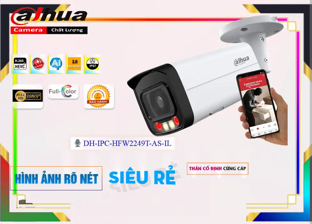 Camera IP Dahua DH-IPC-HFW2249T-AS-IL,thông số DH-IPC-HFW2249T-AS-IL,DH-IPC-HFW2249T-AS-IL Giá rẻ,DH IPC HFW2249T AS