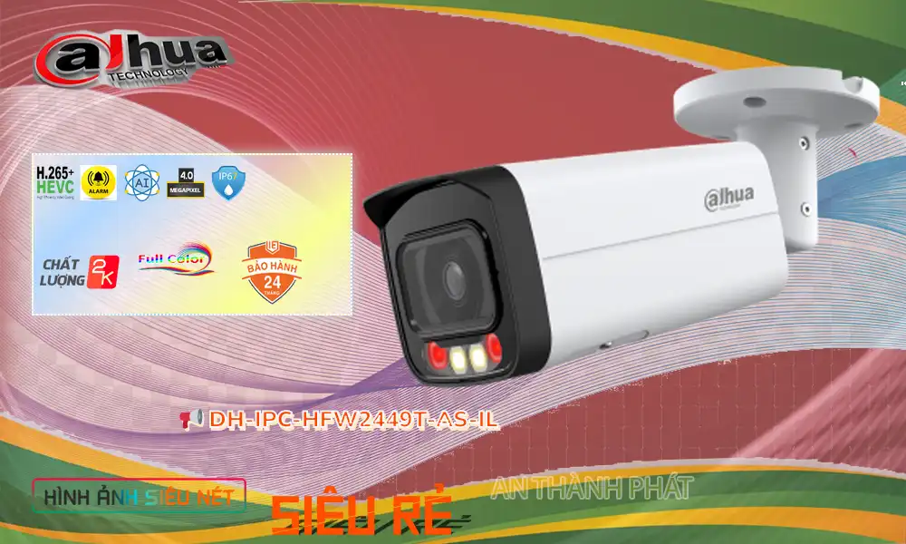 DH-IPC-HFW2449T-AS-IL sắc nét Dahua DH-IPC-HFW2449T-AS-IL sắc nét Dahua