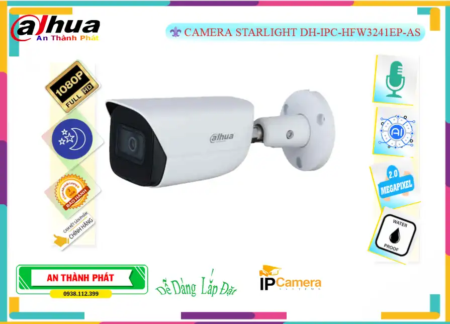 Camera dahua DH-IPC-HFW3241EP-AS,DH-IPC-HFW3241EP-AS Giá rẻ,DH IPC HFW3241EP AS,Chất Lượng DH-IPC-HFW3241EP-AS,thông số
