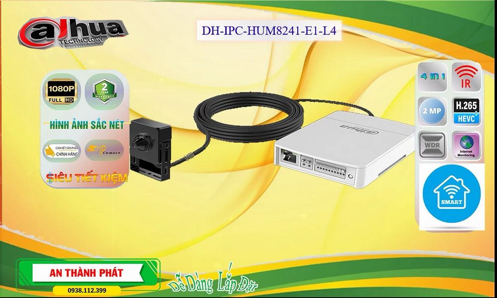 ✨ DH-IPC-HUM8241-E1-L4 Camera Dahua
