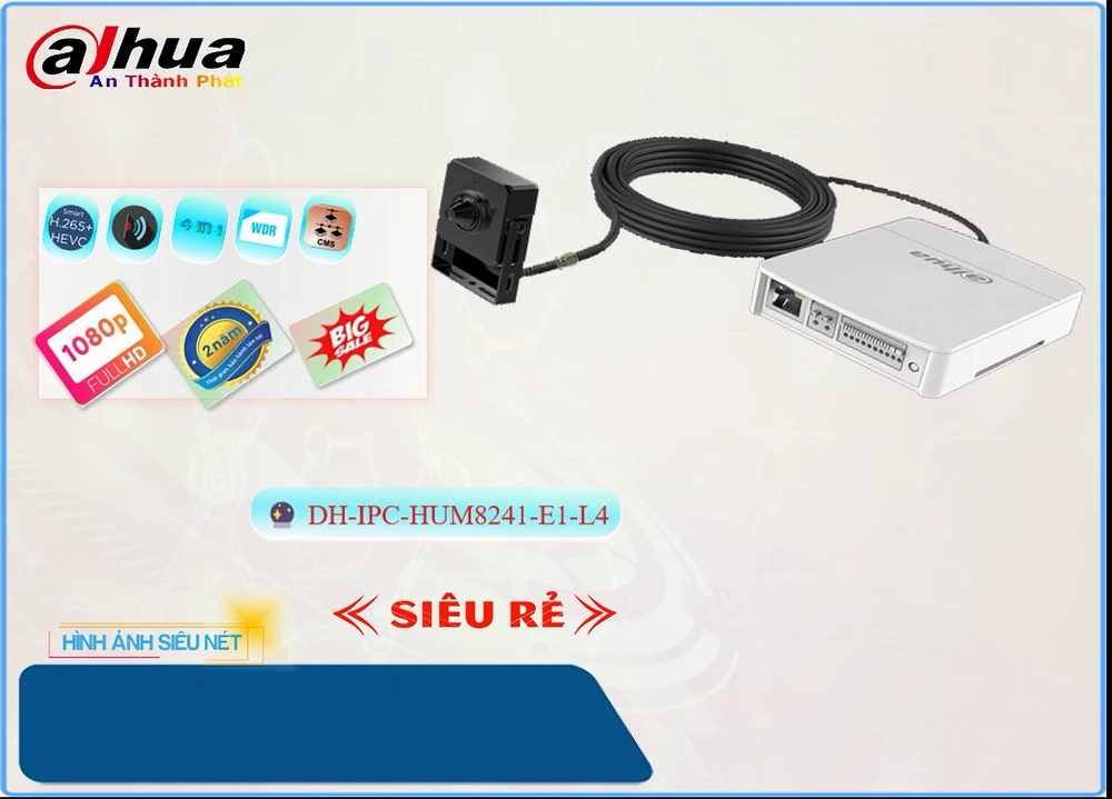 Bộ kit camera Dahua DH-IPC-HUM8241-E1-L4,thông số DH-IPC-HUM8241-E1-L4,DH IPC HUM8241 E1 L4,Chất Lượng