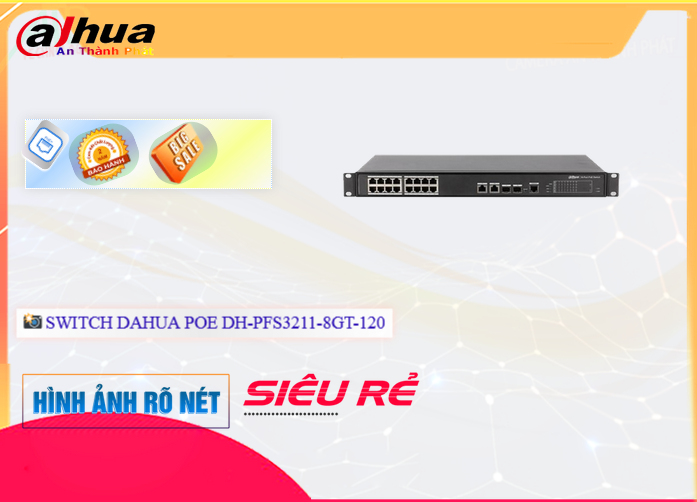 Dahua DH-PFS4218-16ET-190  Switch chuyển đổi mạng