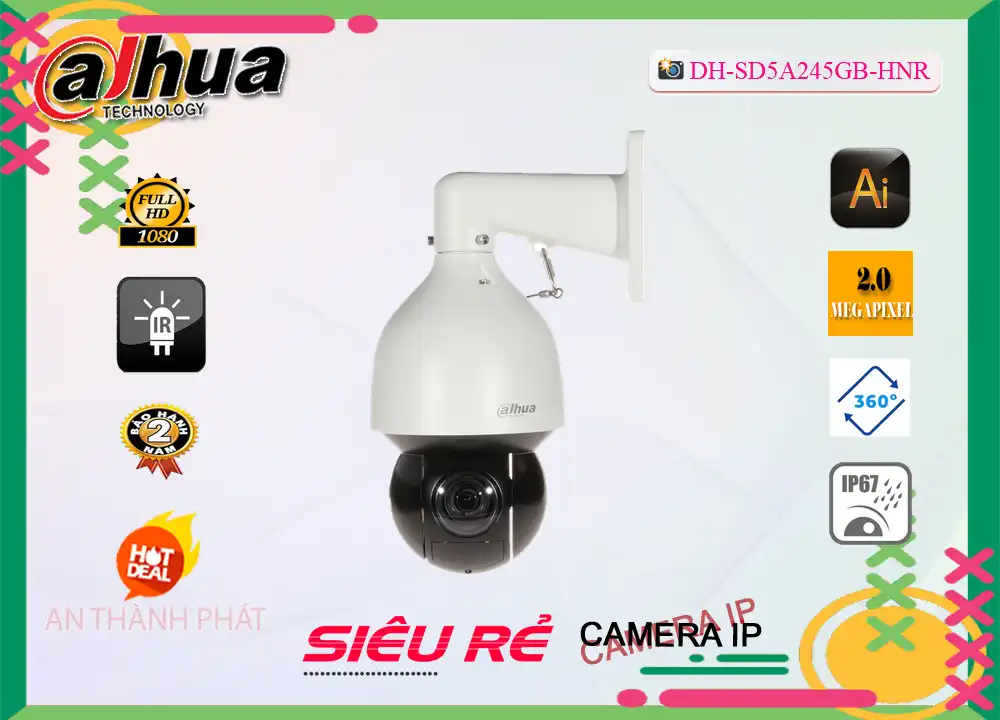 DH-SD5A245GB-HNR sắc nét Dahua DH-SD5A245GB-HNR sắc nét Dahua