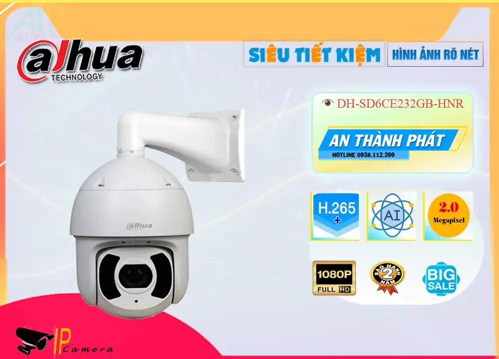 DH-SD6CE232GB-HNR sắc nét Dahua