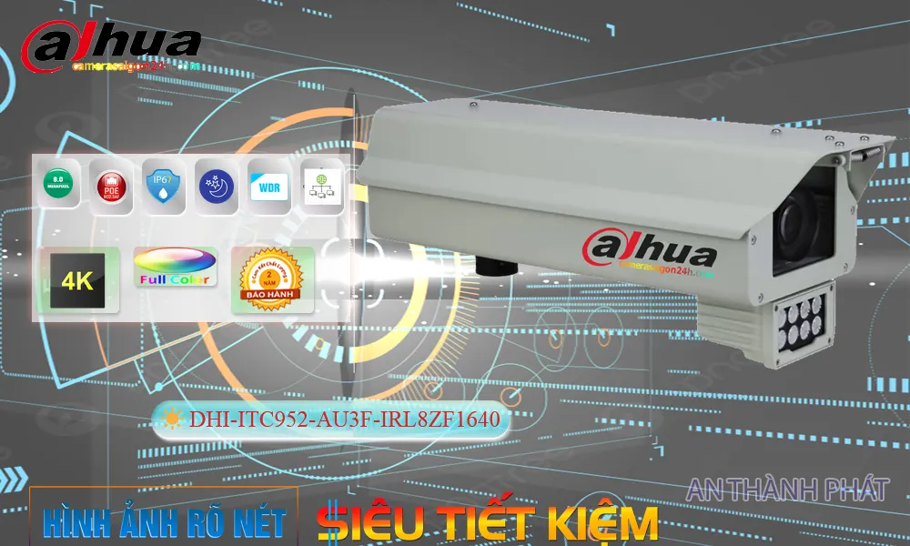 Camera An Ninh  Dahua DHI-ITC952-AU3F-IRL8ZF1640 Giá rẻ
