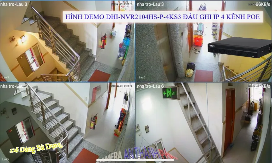DHI-NVR2104HS-P-4KS3 Đầu ghi Camera Dahua Giá rẻ
