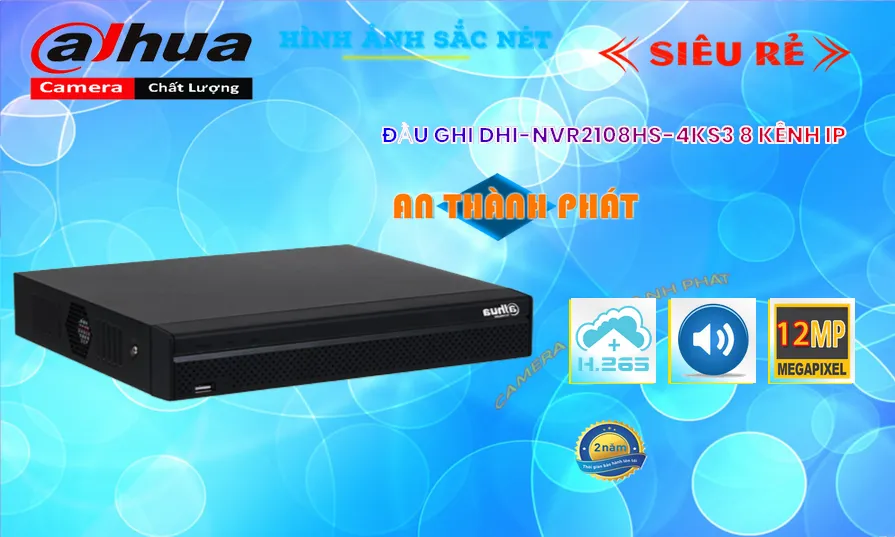 DHI-NVR2108HS-4KS3 Dahua Chất Lượng