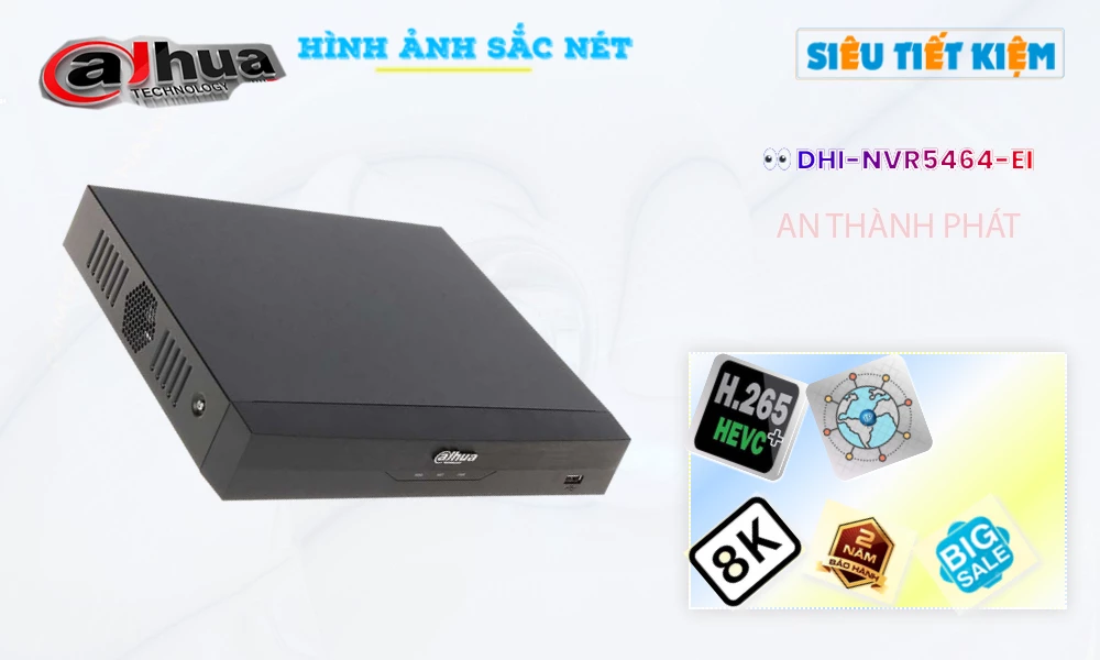 DHI-NVR5464-EI sắc nét Dahua DHI-NVR5464-EI sắc nét Dahua