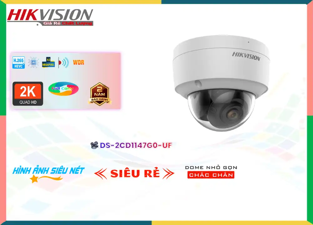 Camera Hikvision DS-2CD1147G0-UF Sắc Nét,Giá DS-2CD1147G0-UF,phân phối DS-2CD1147G0-UF,DS-2CD1147G0-UFBán Giá