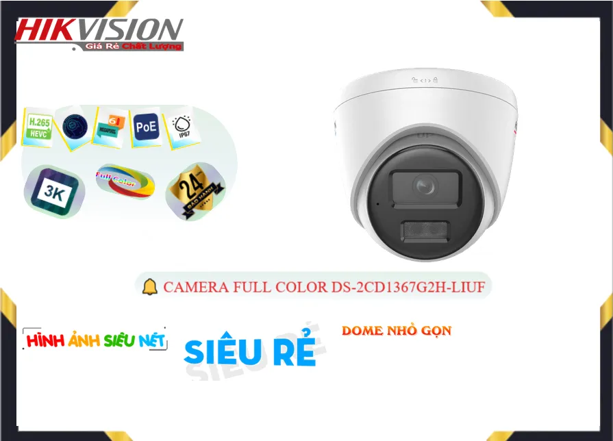 Camera Hikvision DS-2CD1367G2H-LIUF Camera Hikvision DS-2CD1367G2H-LIUF