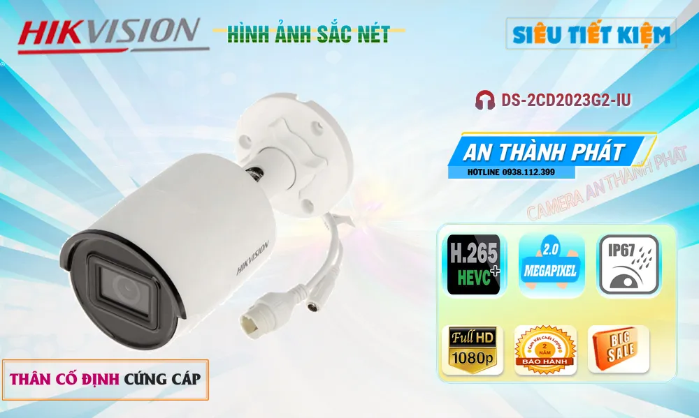 DS-2CD2023G2-IU Camera Hikvision Chất Lượng