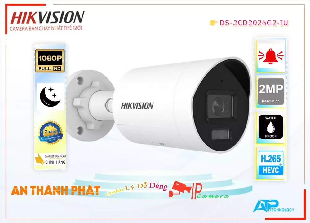 Camera Hikvision DS-2CD2026G2-IU,Giá DS-2CD2026G2-IU,DS-2CD2026G2-IU Giá Khuyến Mãi,bán DS-2CD2026G2-IU,DS-2CD2026G2-IU