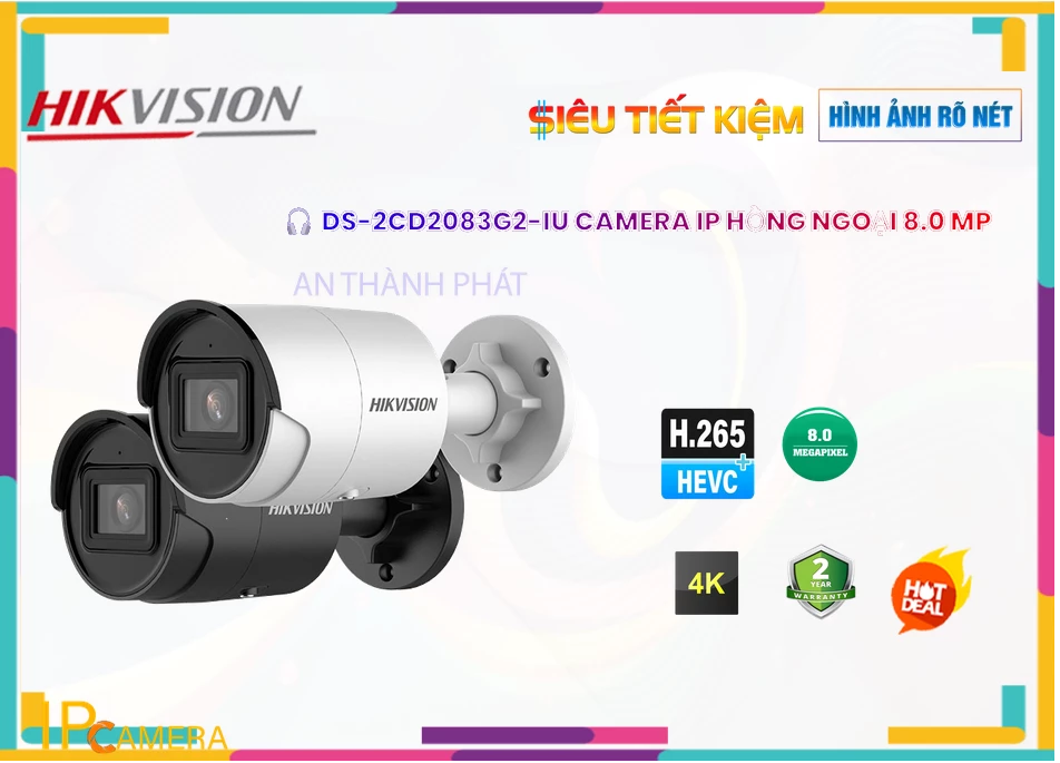 Camera Hikvision DS-2CD2083G2-IU,DS-2CD2083G2-IU Giá rẻ,DS-2CD2083G2-IU Giá Thấp Nhất,Chất Lượng Công Nghệ POE