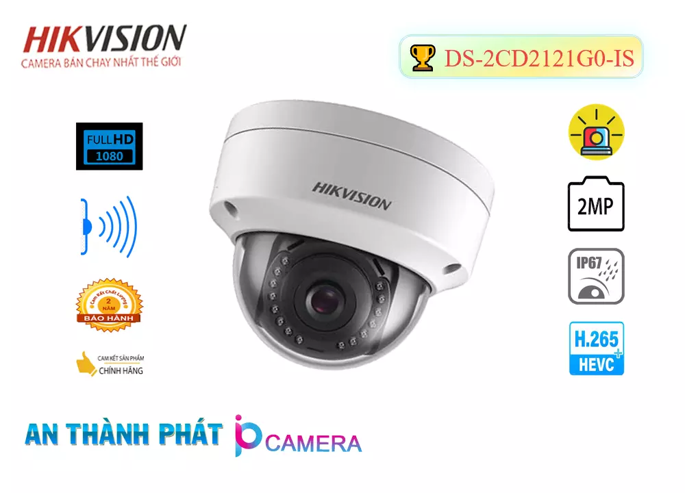 Camera Hikvision DS-2CD2121G0-IS,DS-2CD2121G0-IS Giá rẻ,DS 2CD2121G0 IS,Chất Lượng DS-2CD2121G0-IS,thông số