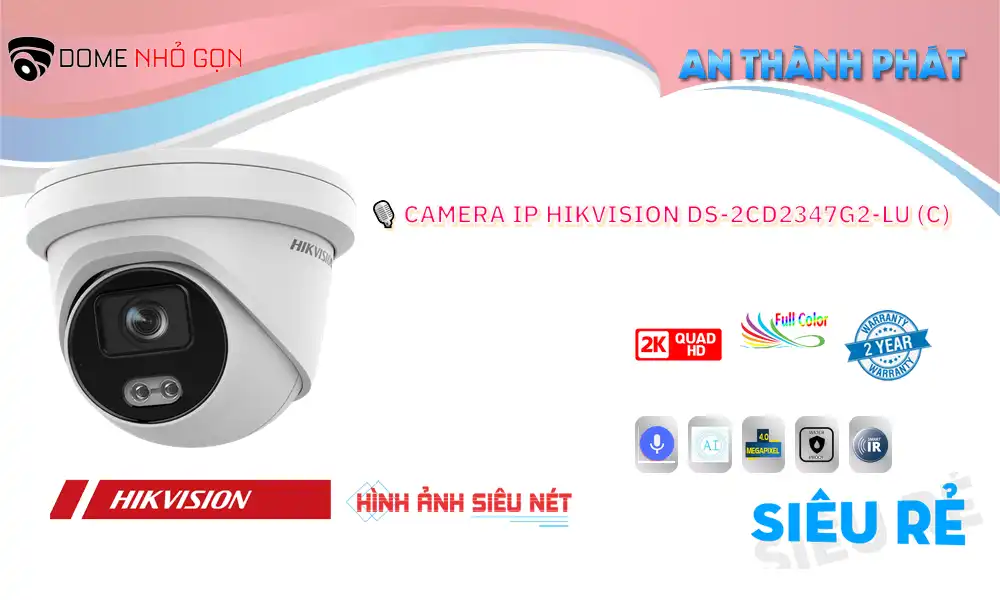 Camera Hikvision DS-2CD2347G2-LU (C)