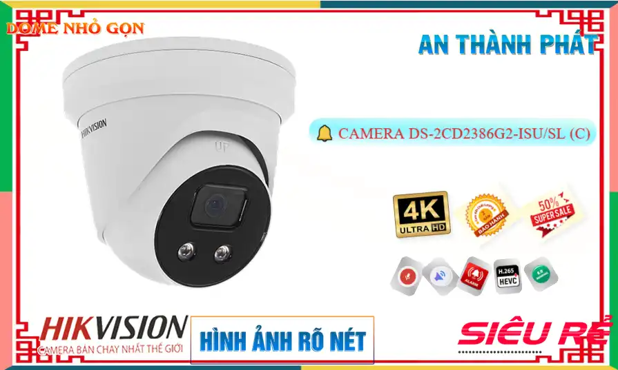Camera Hikvision DS-2CD2386G2-ISU/SL(C),Giá DS-2CD2386G2-ISU/SL(C),phân phối