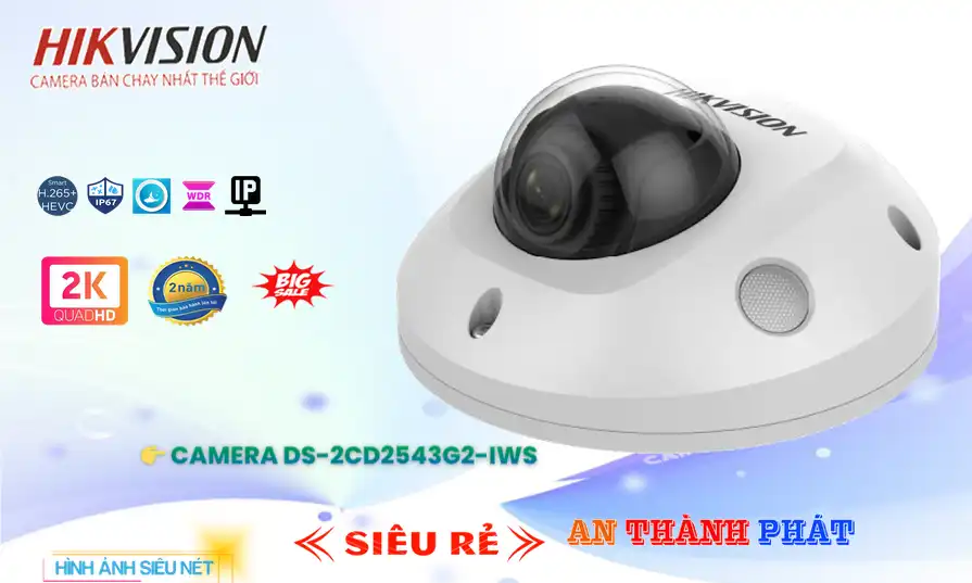 DS-2CD2543G2-IWS sắc nét Hikvision