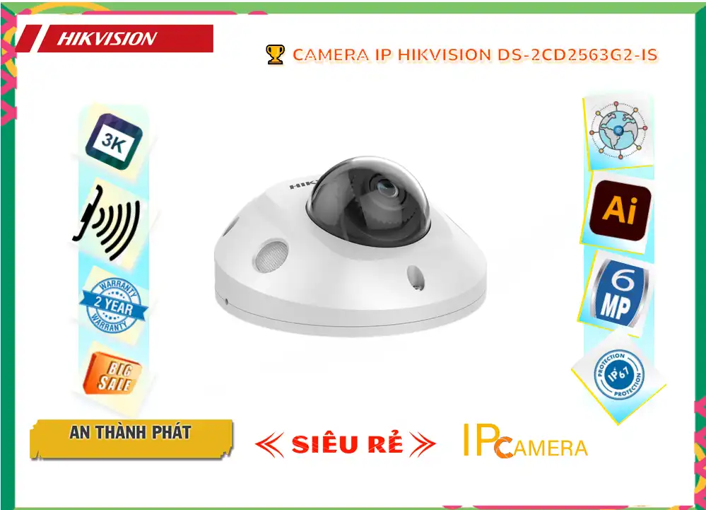 Camera Hikvision DS-2CD2563G2-IS Camera Hikvision DS-2CD2563G2-IS