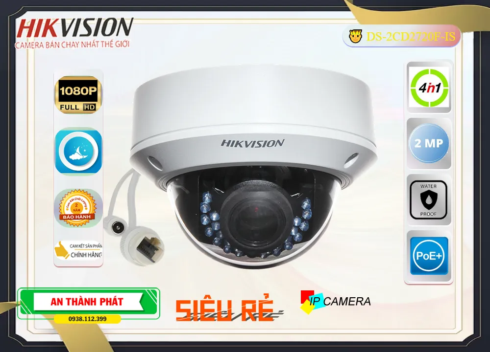 Camera Hikvision DS-2CD2720F-IS,Giá DS-2CD2720F-IS,DS-2CD2720F-IS Giá Khuyến Mãi,bán DS-2CD2720F-IS,DS-2CD2720F-IS Công
