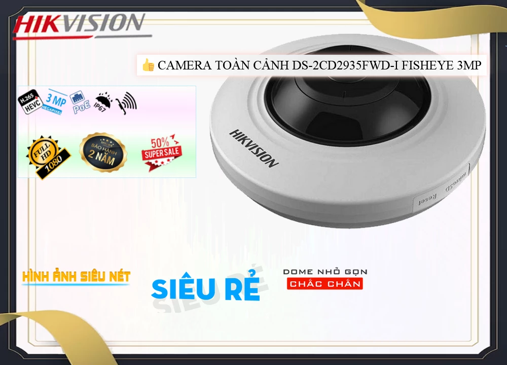 Camera Mắt Cá Hikvision DS-2CD2935FWD-I,DS-2CD2935FWD-I Giá rẻ,DS 2CD2935FWD I,Chất Lượng DS-2CD2935FWD-I,thông số