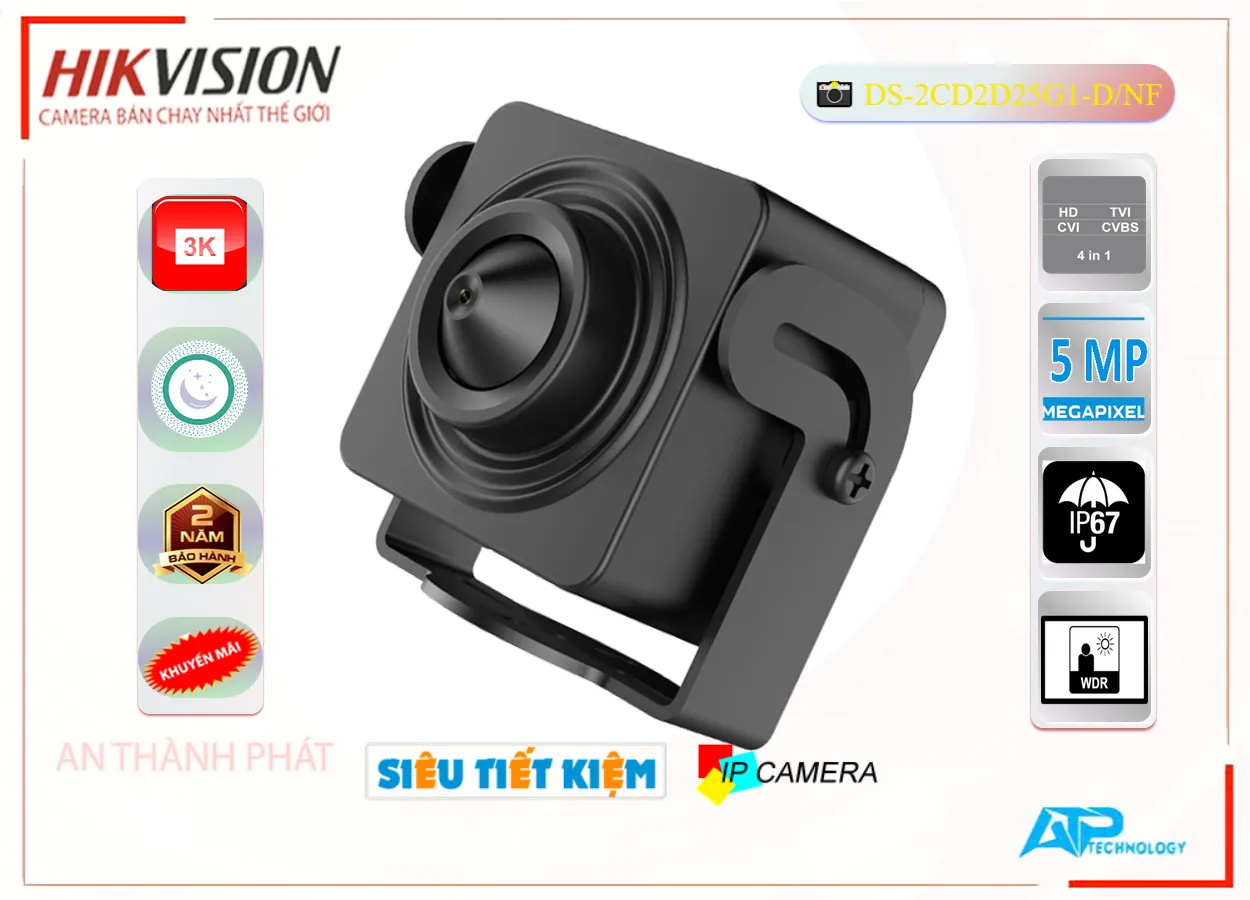 Camera DS-2CD2D25G1-D/NF Hikvision Giá rẻ,Giá DS-2CD2D25G1-D/NF,DS-2CD2D25G1-D/NF Giá Khuyến Mãi,bán