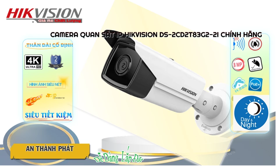 DS-2CD2T83G2-2I Camera  Hikvision
