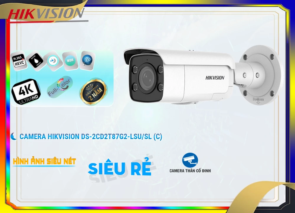 Camera Hikvision DS-2CD2T87G2-LSU/SL(C),DS 2CD2T87G2 LSU/SL(C),Giá Bán DS-2CD2T87G2-LSU/SL(C),DS-2CD2T87G2-LSU/SL(C)
