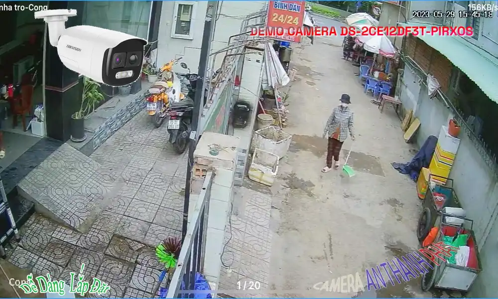 DS-2CE12DF3T-PIRXOS sắc nét Hikvision DS-2CE12DF3T-PIRXOS sắc nét Hikvision