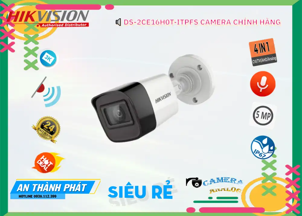 DS-2CE16H0T-ITPFS Camera Hikvision 5MP,thông số DS-2CE16H0T-ITPFS,DS 2CE16H0T ITPFS,Chất Lượng